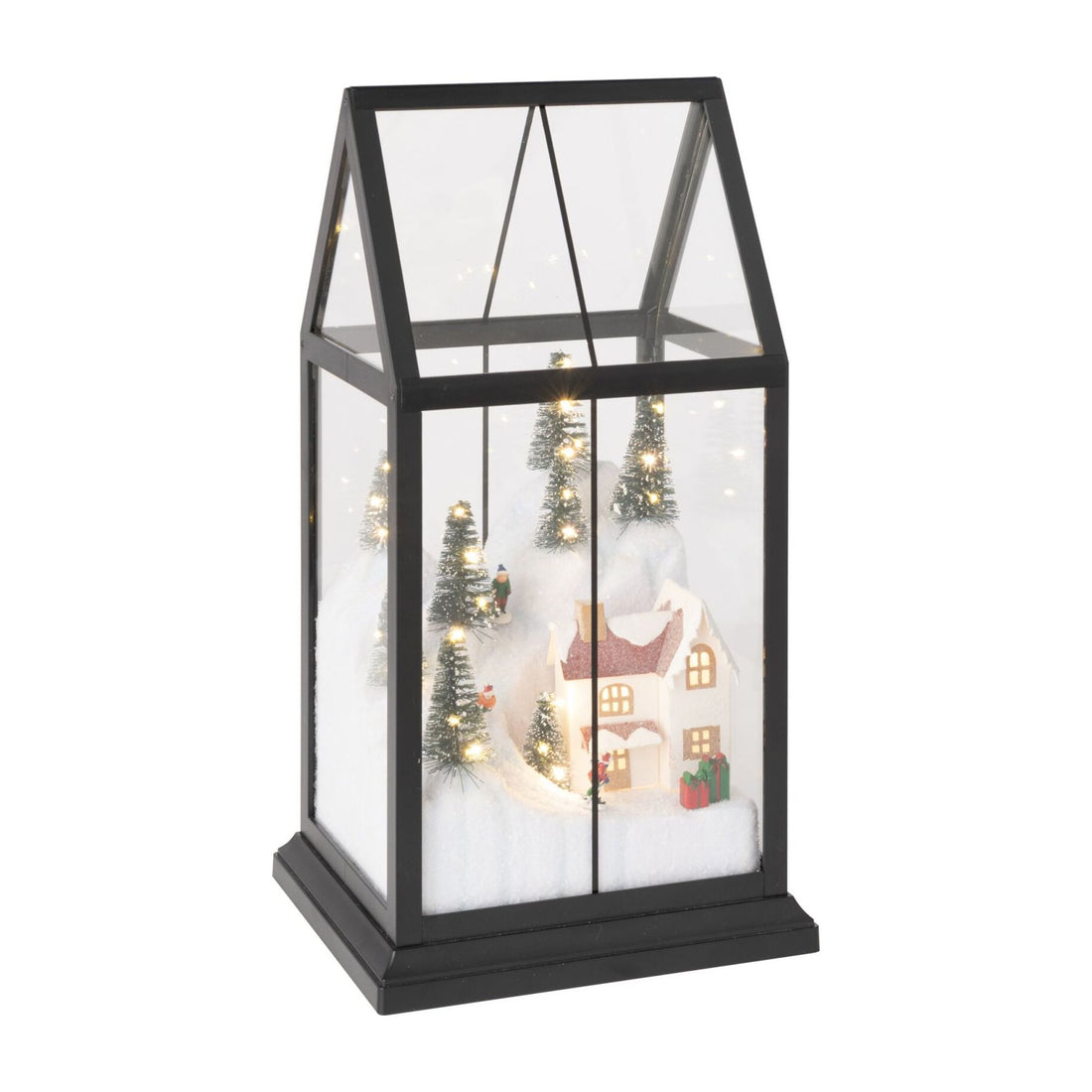 Wioska Świąteczna Szklana LED Multicolour Small J-Line