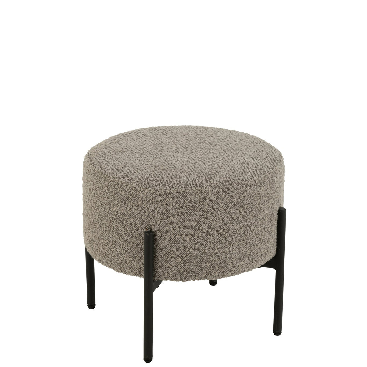 Hokera Boucle Sklejka/Poliester Szary/Czarny J-Line