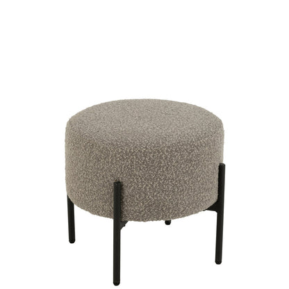Hokera Boucle Sklejka/Poliester Szary/Czarny J-Line