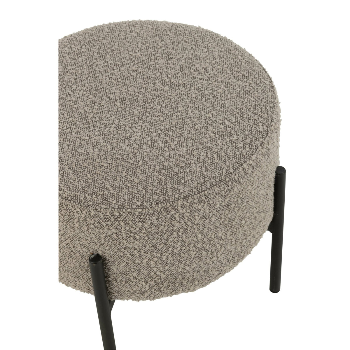 Hokera Boucle Sklejka/Poliester Szary/Czarny J-Line
