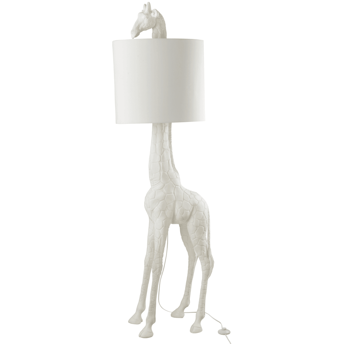 Lamp Giraf Poly Wit - Vloerlamp - J-Line - livinglovely.nl