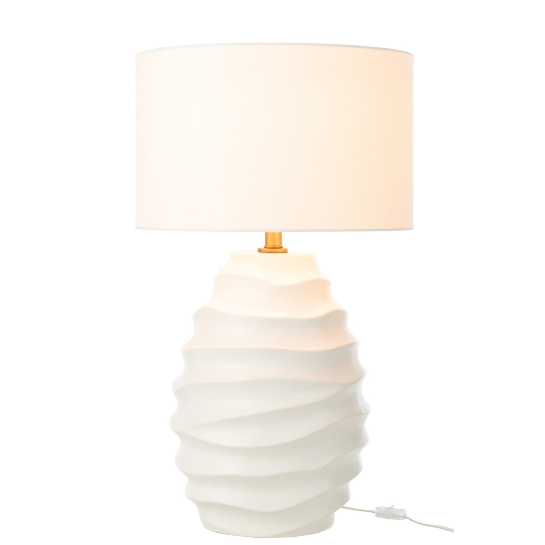 Lampa Fala Ceramika Biała J-Line