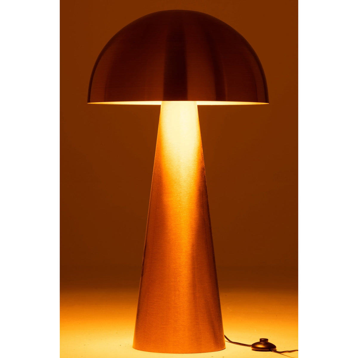 Lampa Grzyb Metal Matowe Złoto Ekstra Duża J-Line