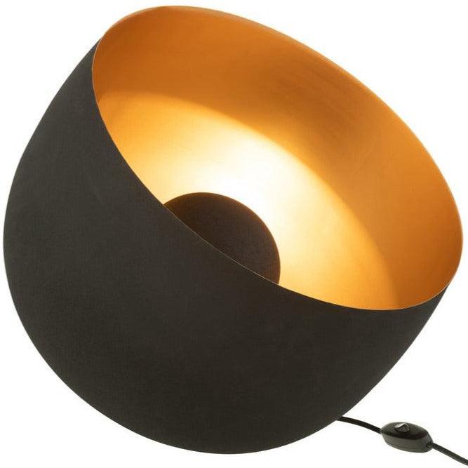 Lamp Rond Interieur Goud Metaal Zwart Large J-Line