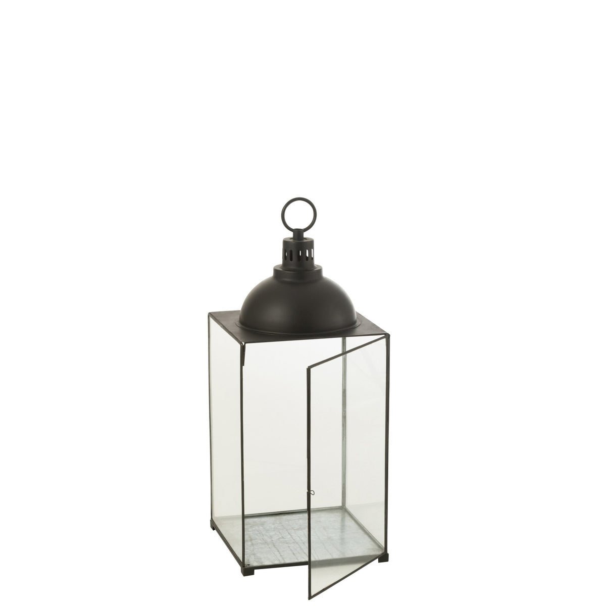 Lampa Hagrid Szkło/Żelazo Czarna L36cm x W36cm x H85cm J-Line