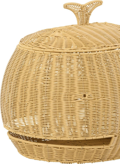 Kosz Wieloryb Plastikowy Naturalny J-Line