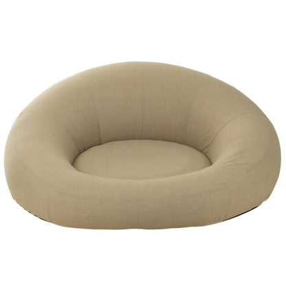Matras Donut Polyethyleen Beige - Ligbed - J-Line - livinglovely.nl