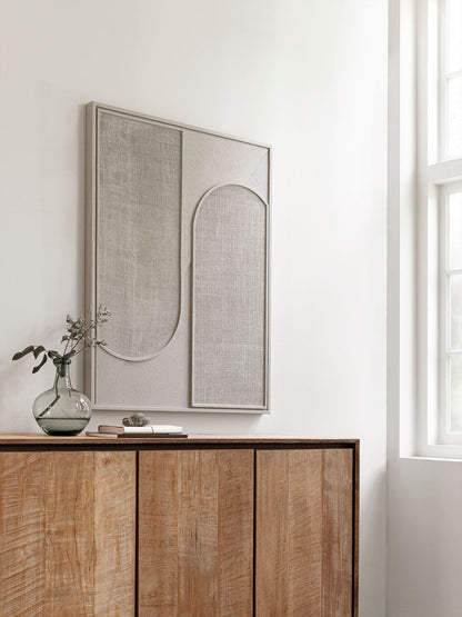 Must Living Wandpaneel Elyn Cream Small - Wandpaneel - MUST Living - livinglovely.nl