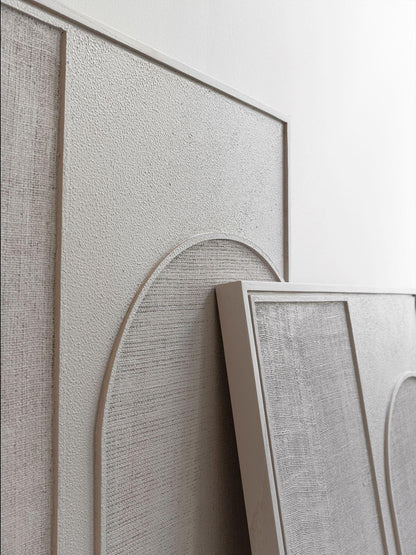 Must Living Wandpaneel Elyn Cream Small - Wandpaneel - MUST Living - livinglovely.nl