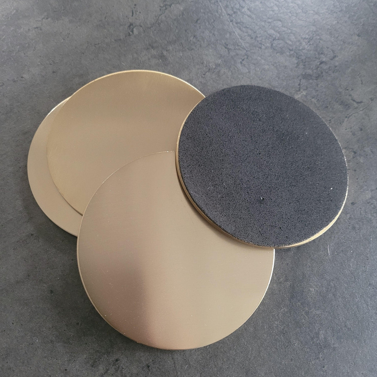 Onderzetters Goud Set van 6 - Onderzetter - Fine Dining &amp; Living - livinglovely.nl