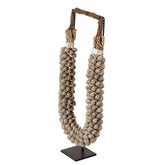 Ornament Indonesische Schelpenketting Mawar Grey/Sand - Pole To Pole - Ornament - Pole To Pole - livinglovely.nl