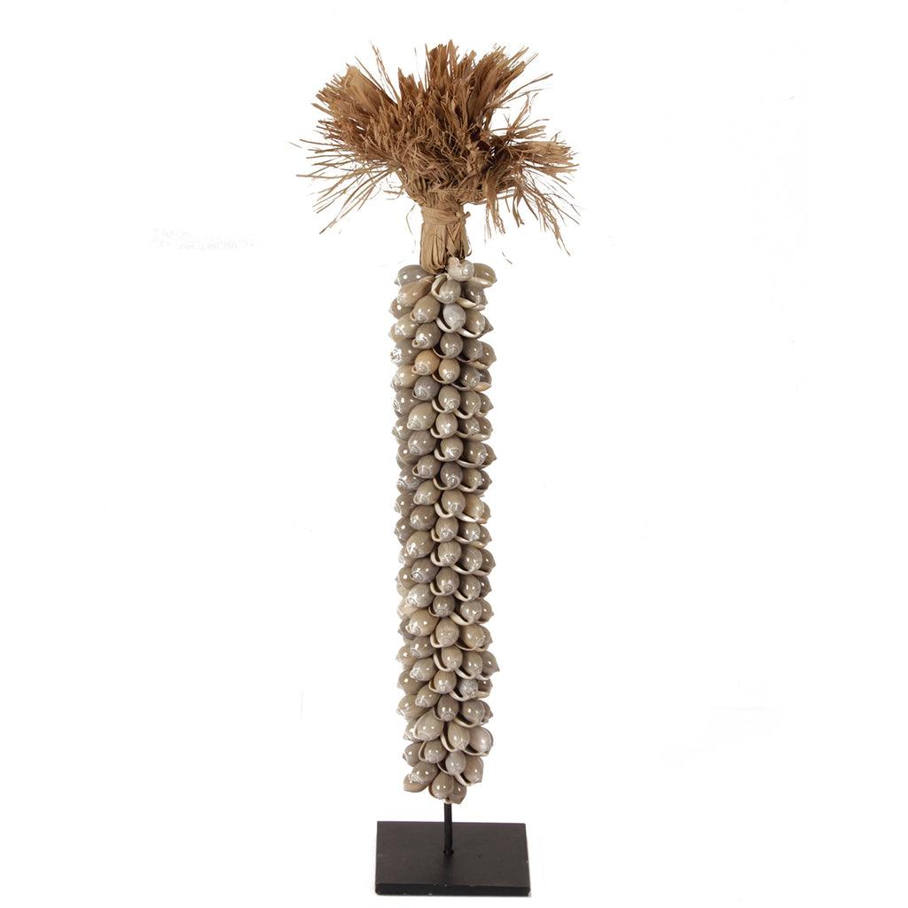 Ornament Indonesische Schelpentoren Intan Grey/Sand - Pole To Pole - Ornament - Pole To Pole - livinglovely.nl