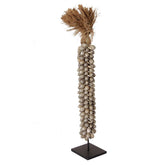Ornament Indonesische Schelpentoren Intan Grey/Sand - Pole To Pole - Ornament - Pole To Pole - livinglovely.nl