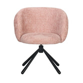 Pebble Draaibare Eetkamerstoel Pastel Roze - Pole To Pole - Eetkamerstoel - Pole To Pole - livinglovely.nl