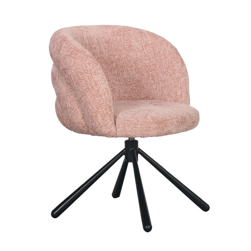 Pebble Draaibare Eetkamerstoel Pastel Roze - Pole To Pole - Eetkamerstoel - Pole To Pole - livinglovely.nl