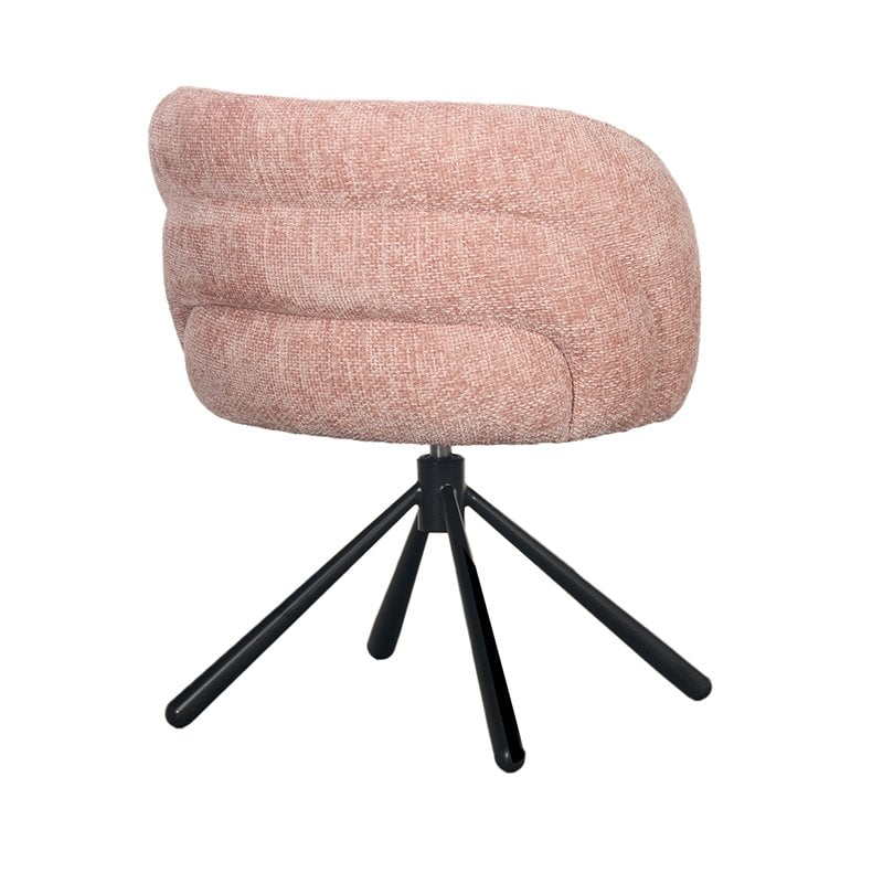Pebble Draaibare Eetkamerstoel Pastel Roze - Pole To Pole - Eetkamerstoel - Pole To Pole - livinglovely.nl