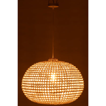 Lampka sufitowa okrągła metalowa skręcana biała J-Line