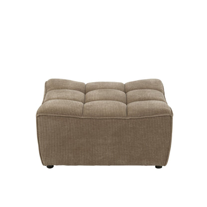 Poef Modulaire Sofa Donker Taupe J-Line