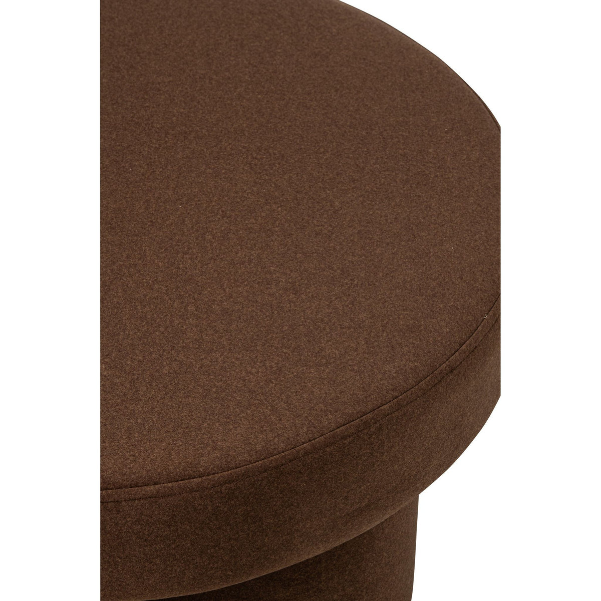 Pufa na nóżkach sklejka/tkanina taupe Large J-Line
