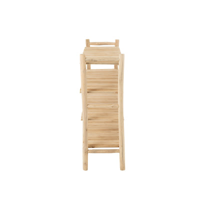 Stojak Ranch z naturalnego drewna tekowego J-Line