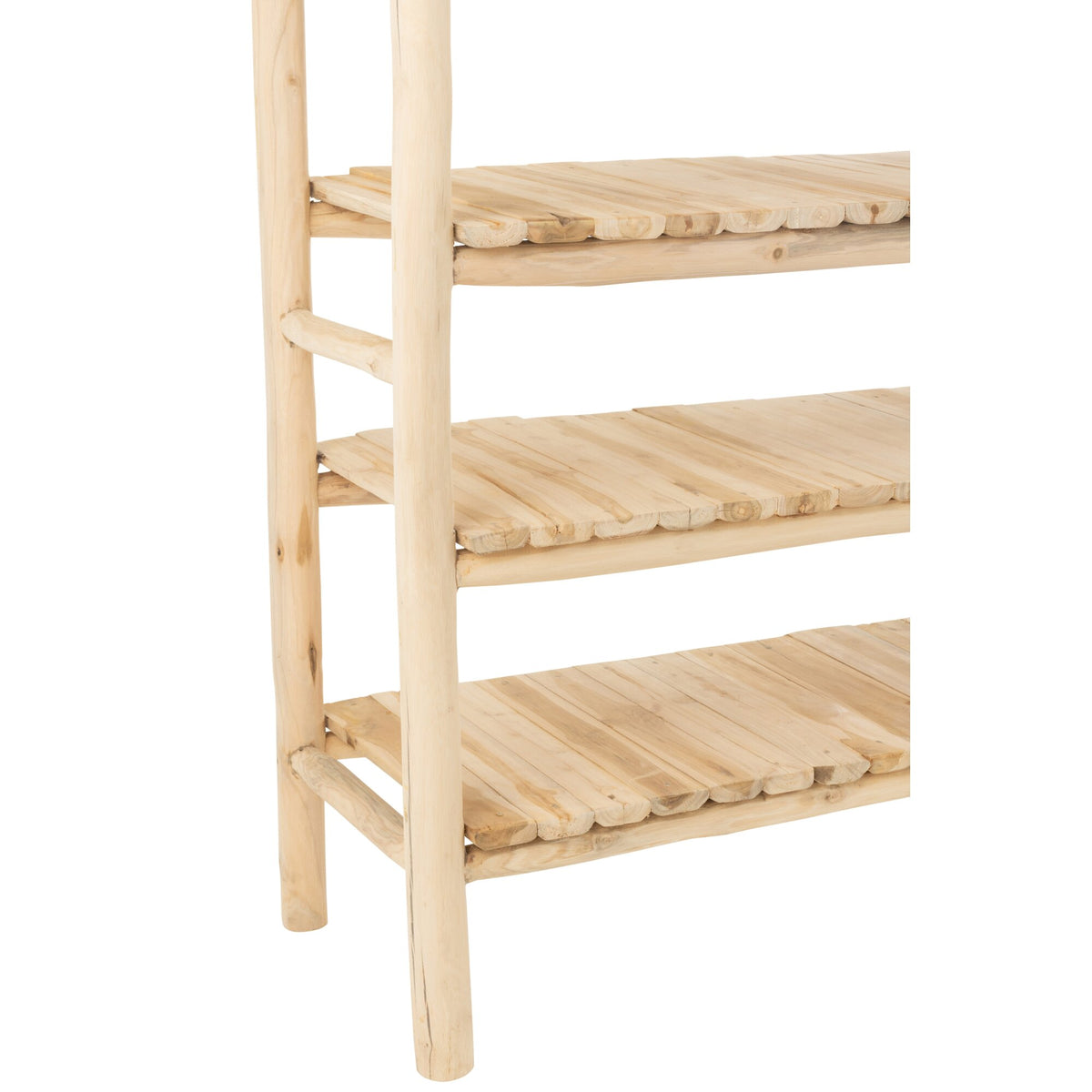 Stojak Ranch z naturalnego drewna tekowego J-Line