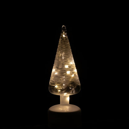 Lampa LED Boom z obrotowym szklanym kloszem, biała/przezroczysta, zestaw 2 szt. J-Line
