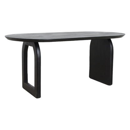 Stół do jadalni Bullnose Mix Czarny 180cm Surowe Materiały