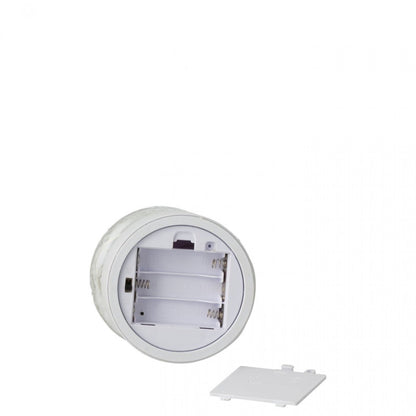Lampa LED Boom z obrotowym szklanym kloszem, biała/przezroczysta, zestaw 2 szt. J-Line