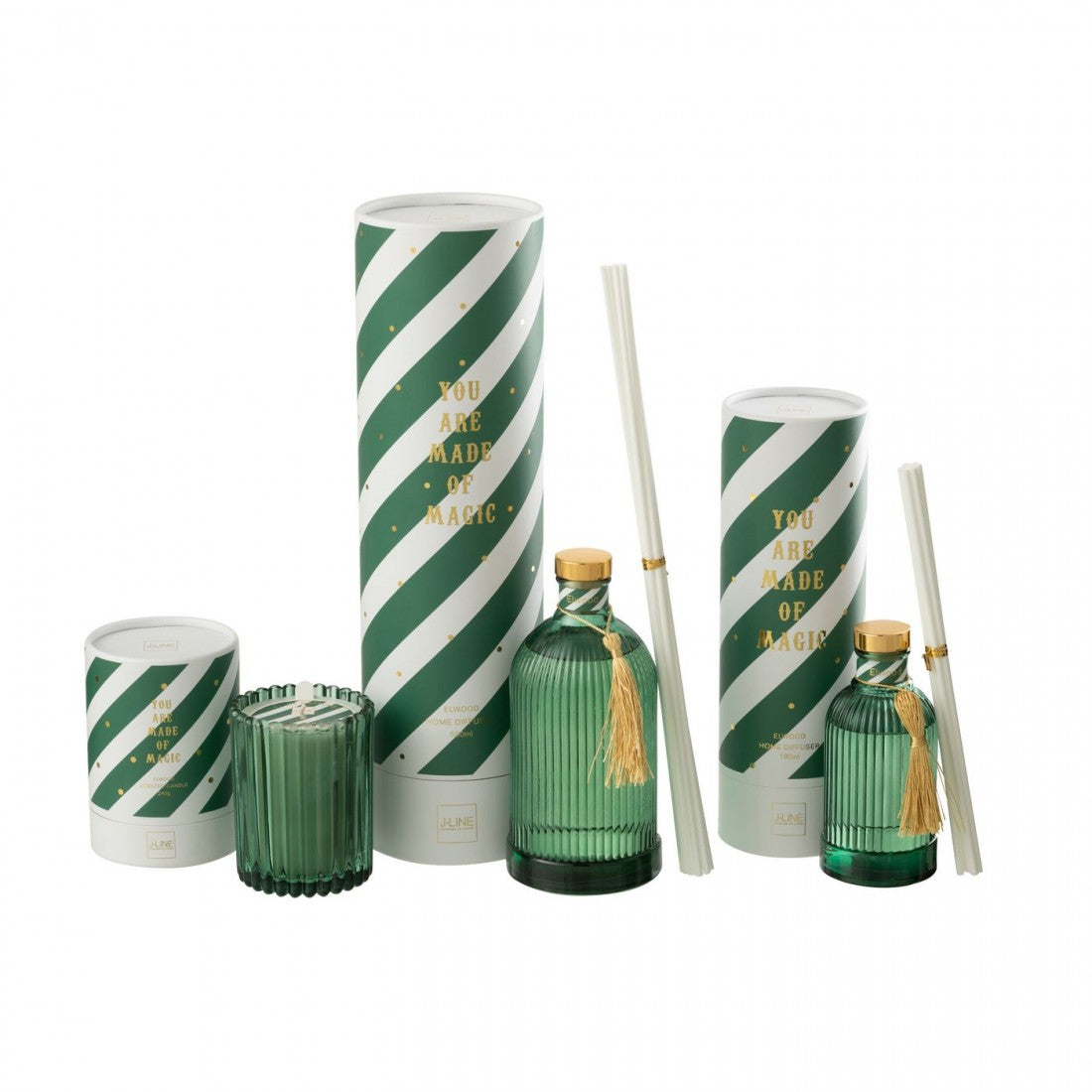 Dyfuzor zapachowy Magic Olejek zapachowy Biały/Ciemnozielony Large 500ml J-Line