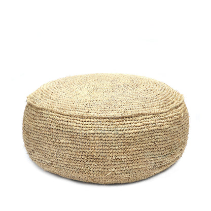 Pufa Raffia Flores - Naturalny Bazar Bizar