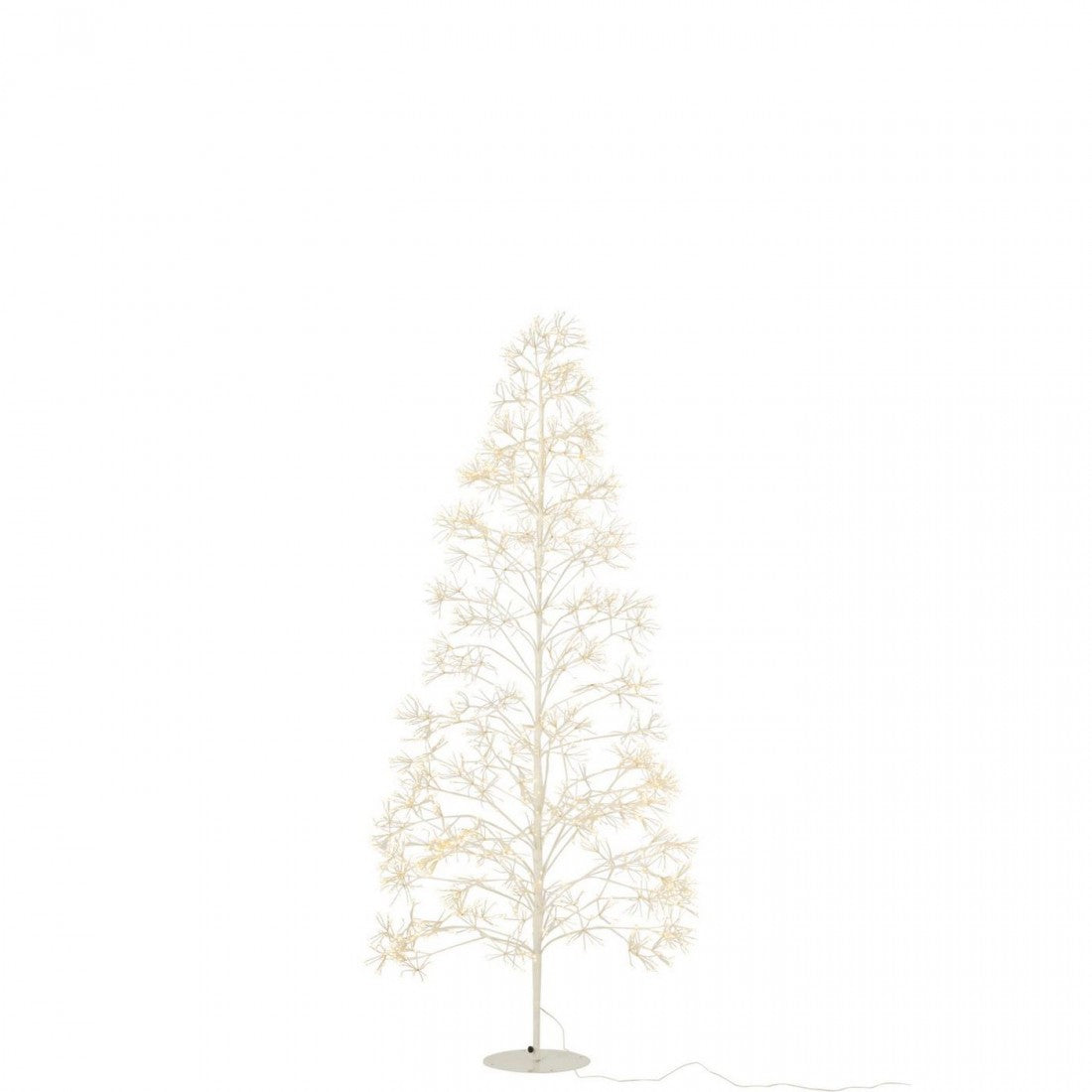Choinka 2700 LED Metal Biała Średnia H210cm J-Line