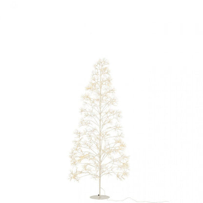 Choinka 2700 LED Metal Biała Średnia H210cm J-Line