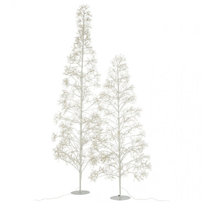 Choinka 2700 LED Metal Biała Średnia H210cm J-Line