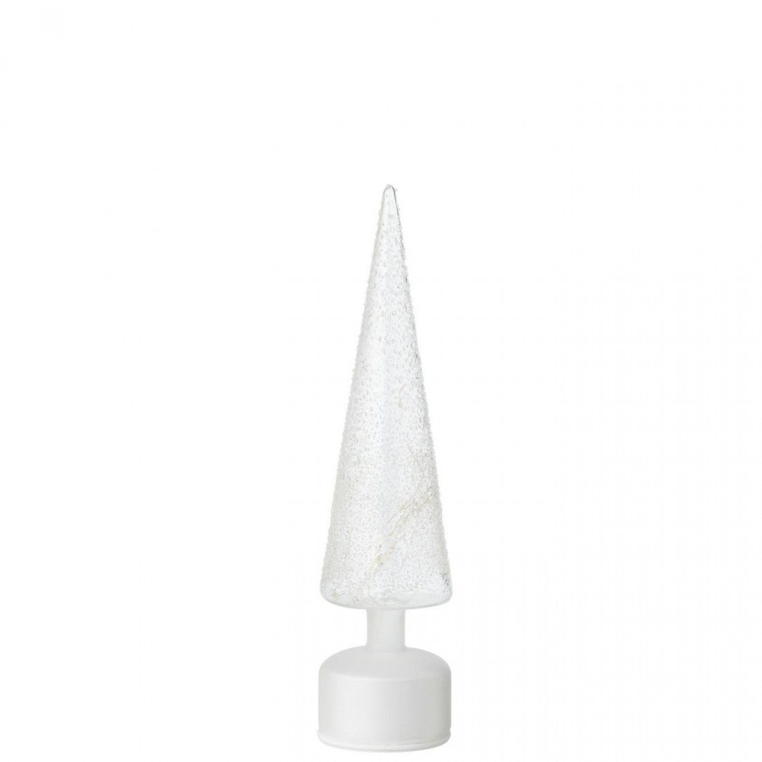 Lampa LED Boom z obrotowym szklanym kloszem, biała/przezroczysta, zestaw 2 szt. J-Line