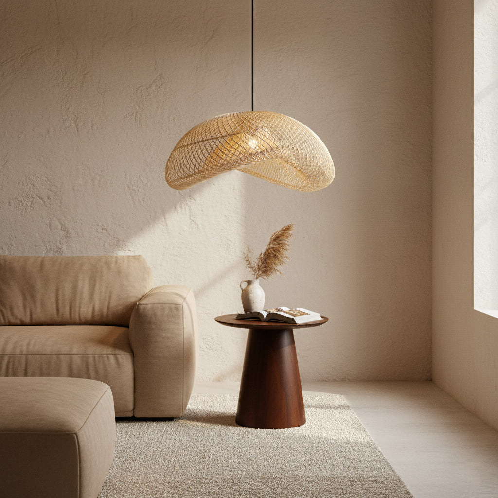 Lampa wisząca Maze Organic Naturalna XL Surowe Materiały
