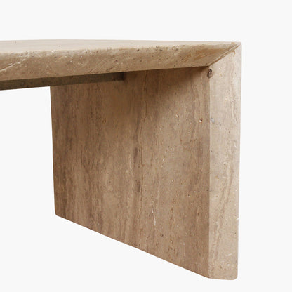 Stolik kawowy z trawertynu Sleaky Raw Materials