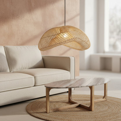 Lampa wisząca Maze Organic Naturalna XL Surowe Materiały