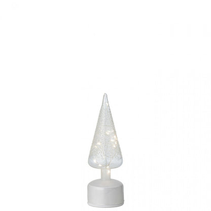Lampa LED Boom z obrotowym szklanym kloszem, biała/przezroczysta, zestaw 2 szt. J-Line