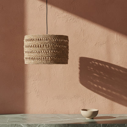 Lampa wisząca Herba Naturalna Średnia Ø40cm Surowce