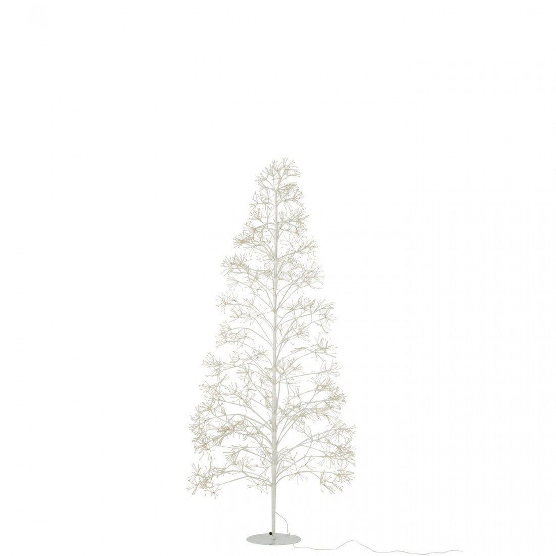 Choinka 2700 LED Metal Biała Średnia H210cm J-Line