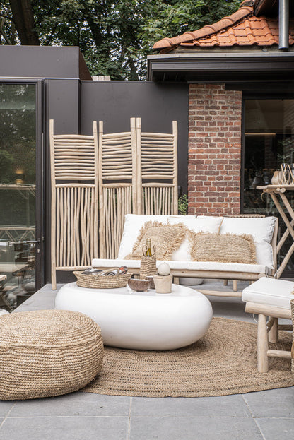 Dwuosobowa sofa Island – naturalna biel Bazar Bizar
