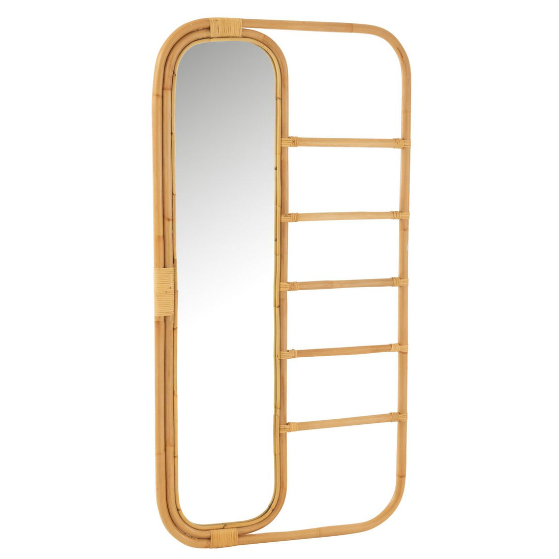 Lustro drabinka rattan naturalny J-Line