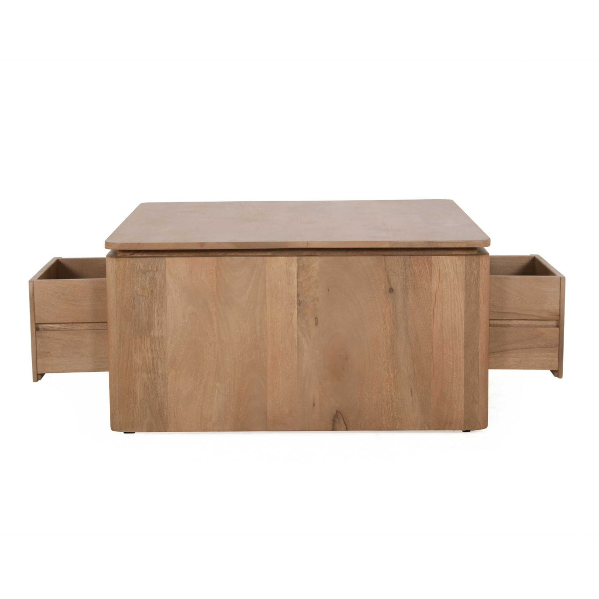 Detailweergave van de Salontafel Dallas Mangohout Naturel van Starfurn