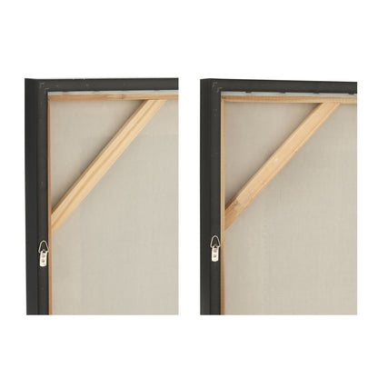 Zestaw 2 obrazów Lame Acryl Ecru/Taupe J-Line