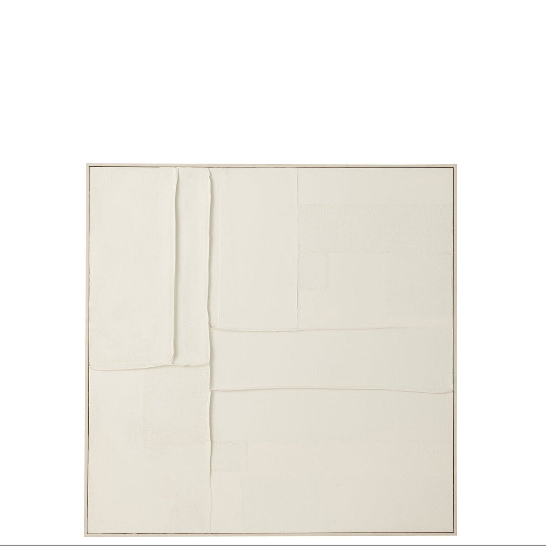 Obraz Log Canvas/drewno sosnowe biały J-Line