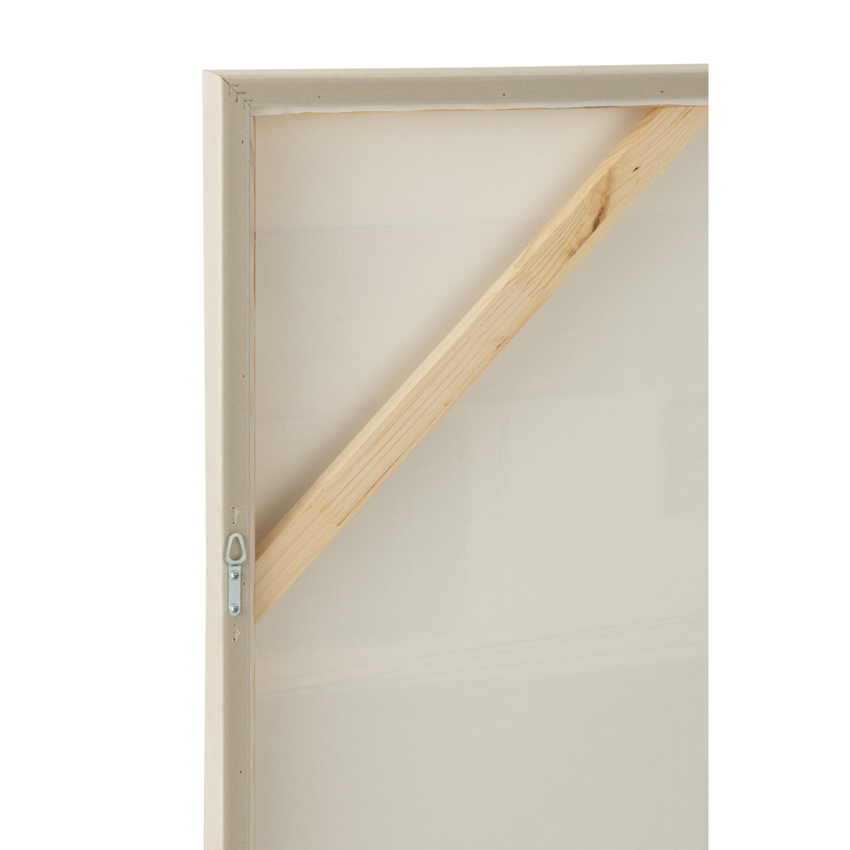 Obraz Log Canvas/drewno sosnowe biały J-Line