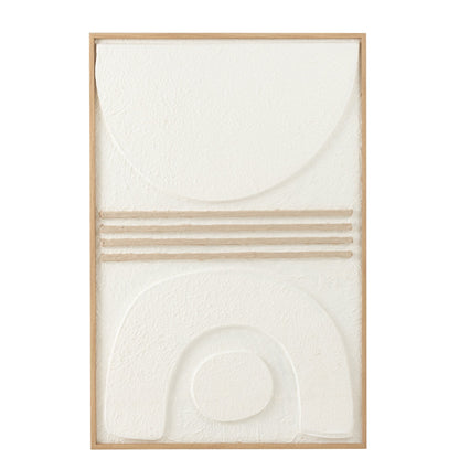 Obraz Thibault Papier Biały/Beżowy J-Line