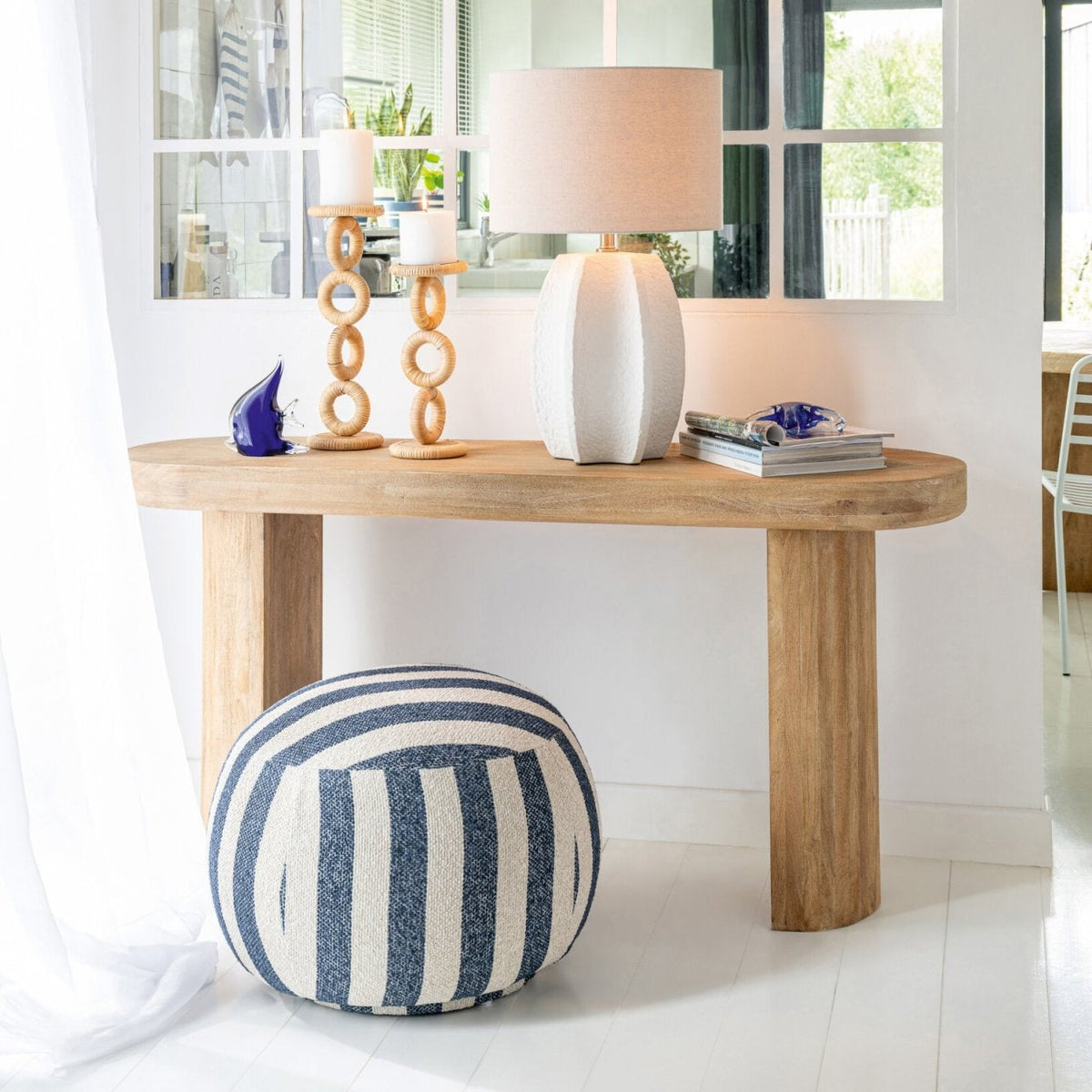 Stolik boczny z drewna mango, naturalny, J-Line