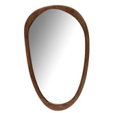 Spiegel Onregelmatig Mango Hout Donker Bruin Large 51x83x3,5cm - Spiegel - J-Line - livinglovely.nl