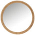 Spiegel Rond Spar/Glas Natuur Ø 75 cm - Spiegel - J-Line - livinglovely.nl
